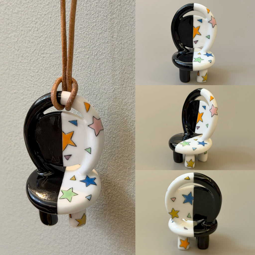 Starry Night — Ceramic Chair Necklace