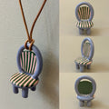 Stripes — Ceramic Chair Necklace