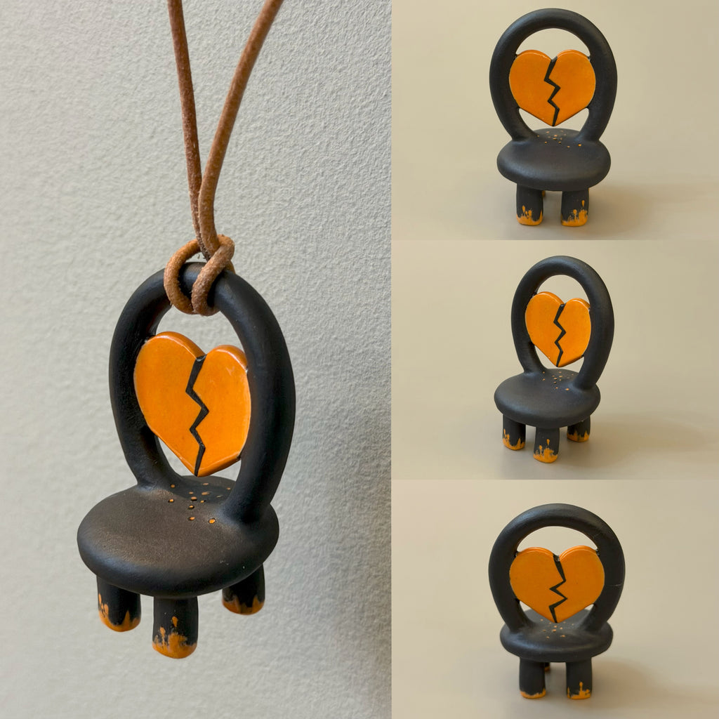 Sadness — Ceramic Chair Necklace