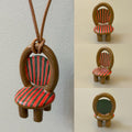 Autumn Sun — Ceramic Chair Necklace