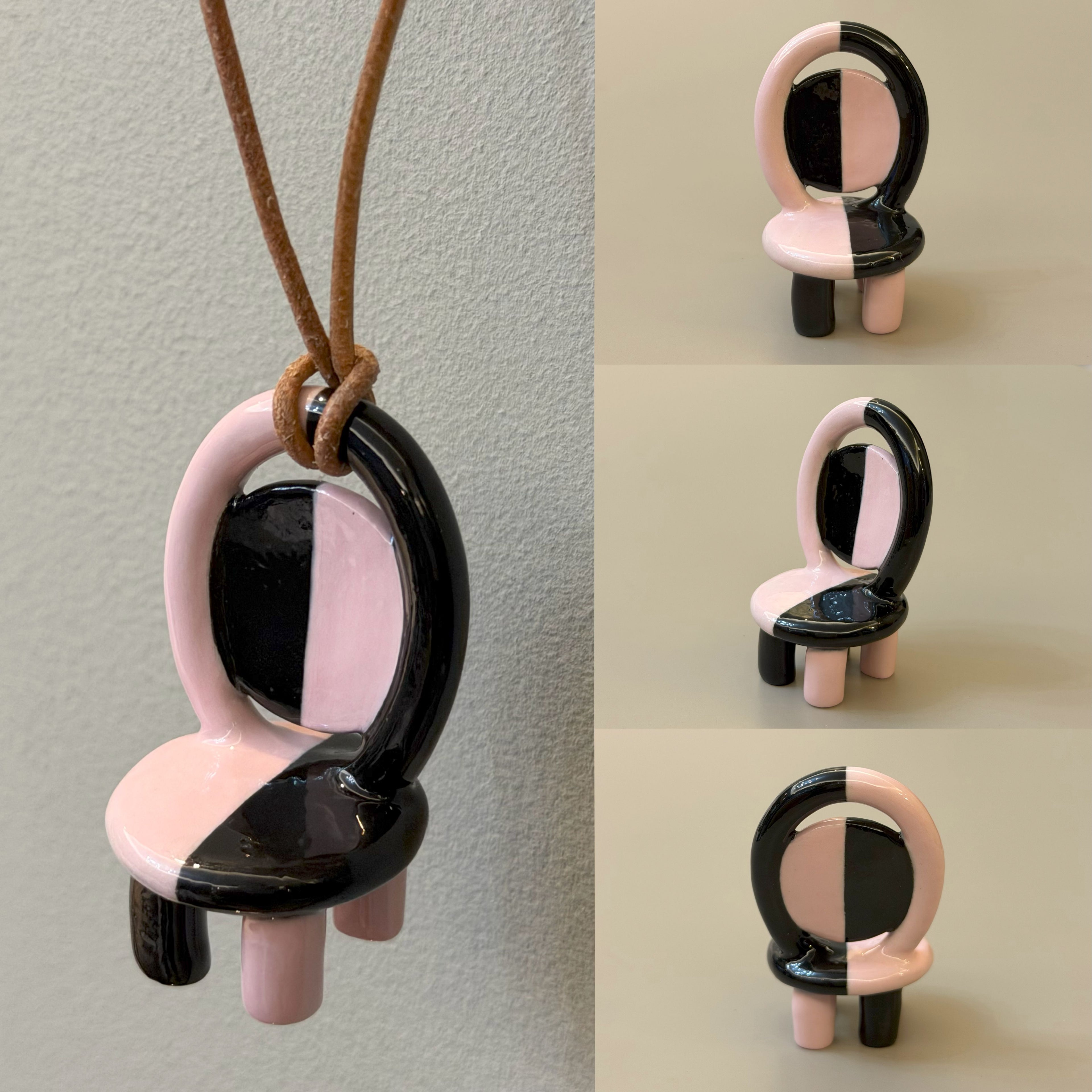 Fantasy— Ceramic Chair Necklace