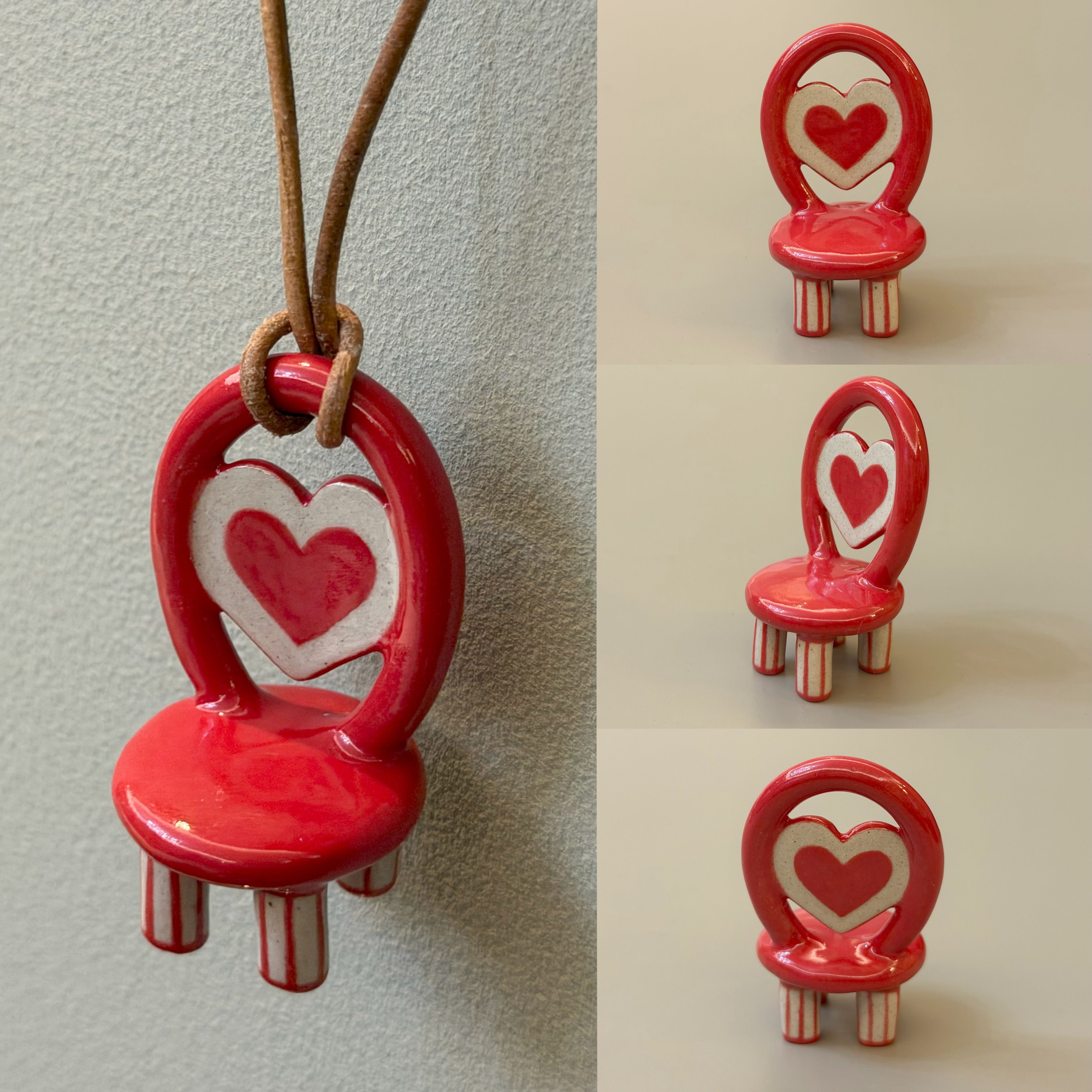 Heartbeat— Ceramic Chair Necklace