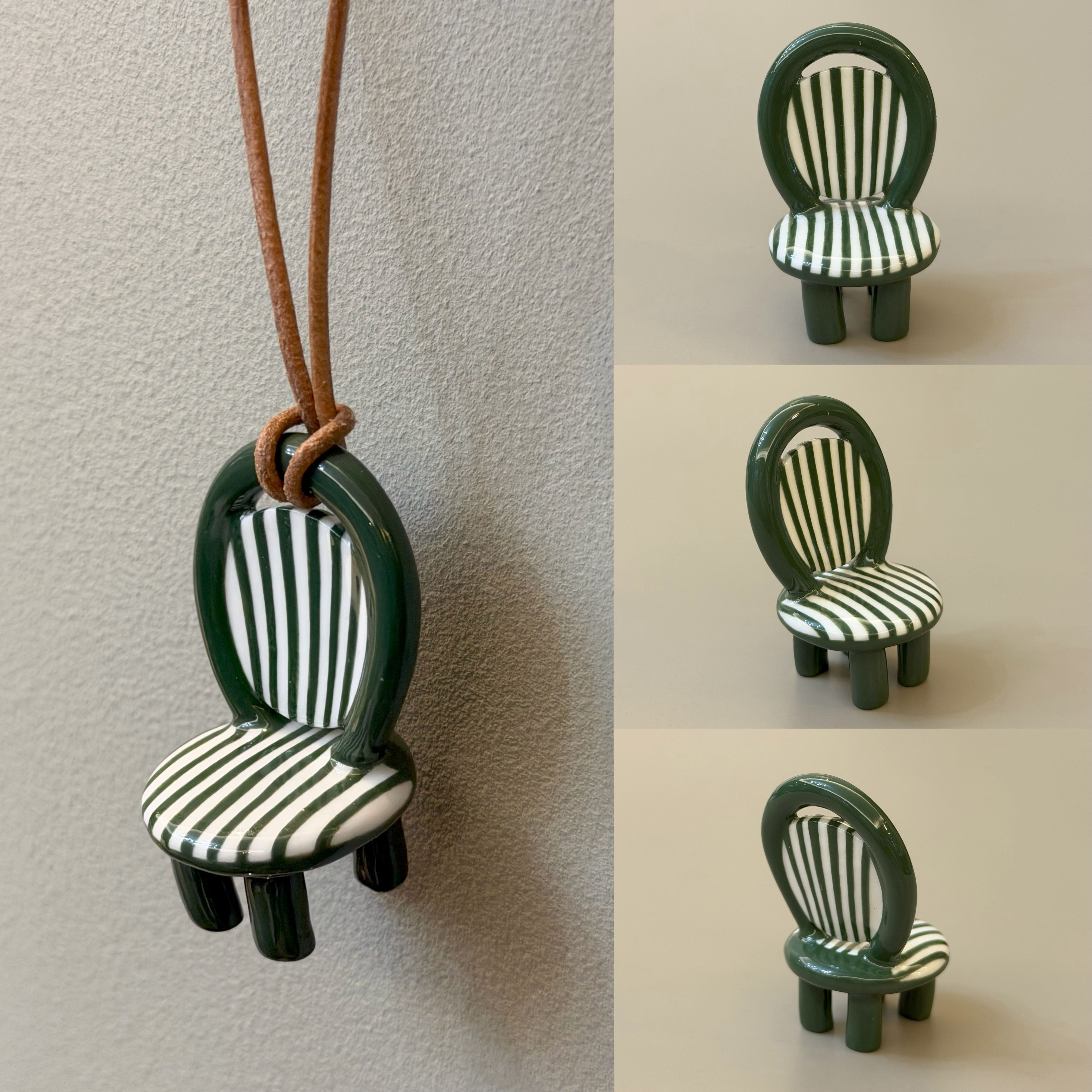 Jade Dream — Ceramic Chair Necklace