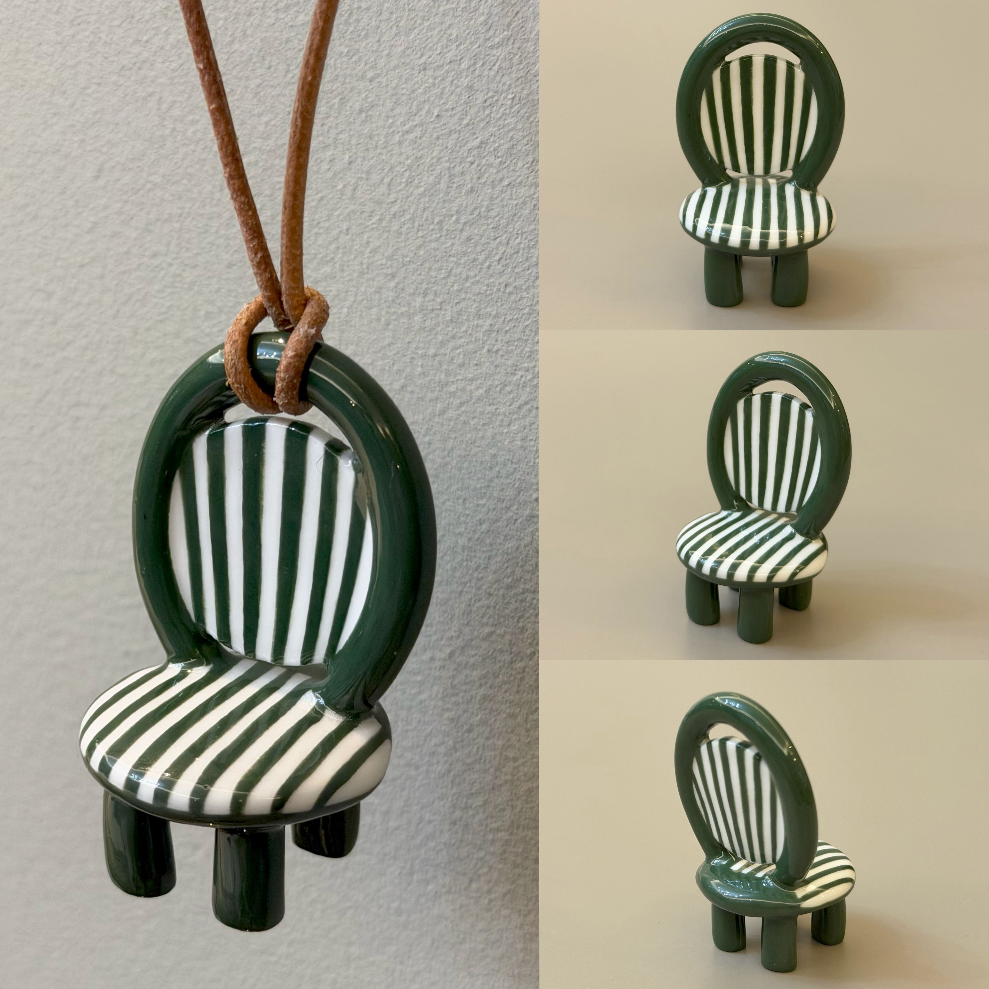 Jade Dream — Ceramic Chair Necklace
