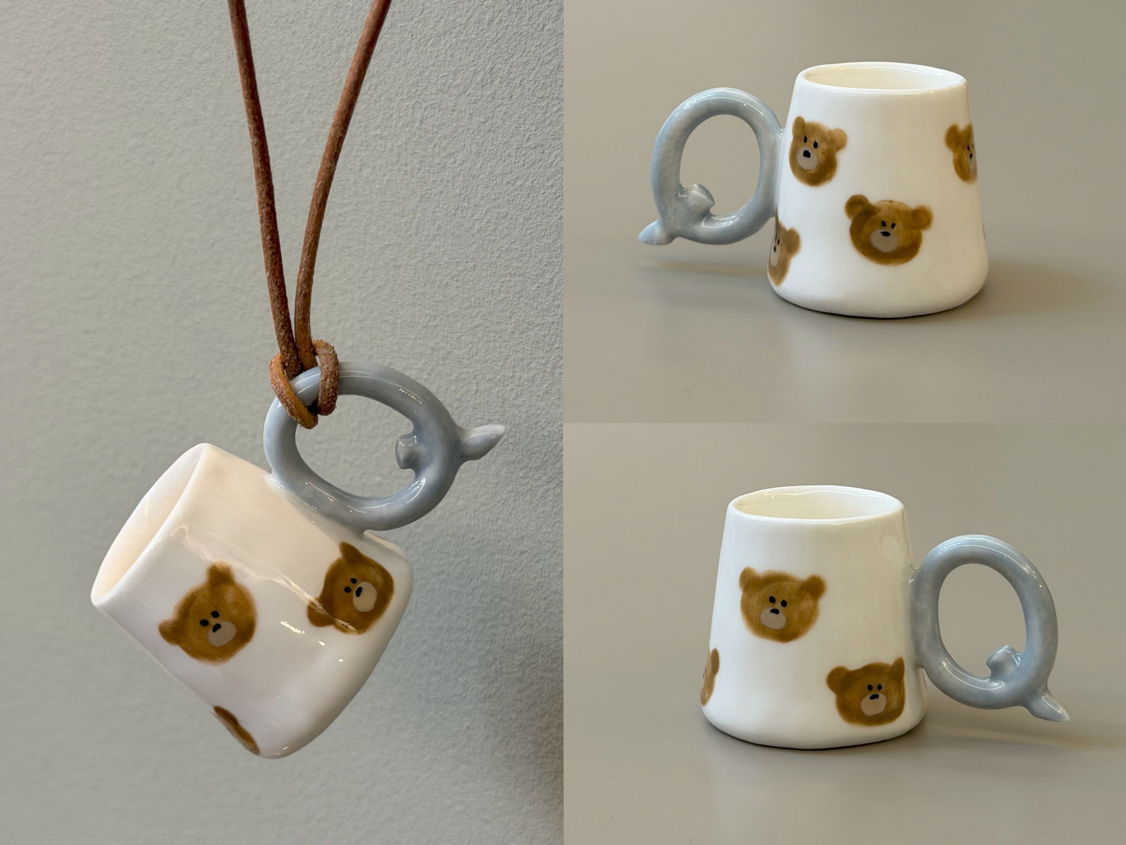 Letters — Ceramic Cup Necklace