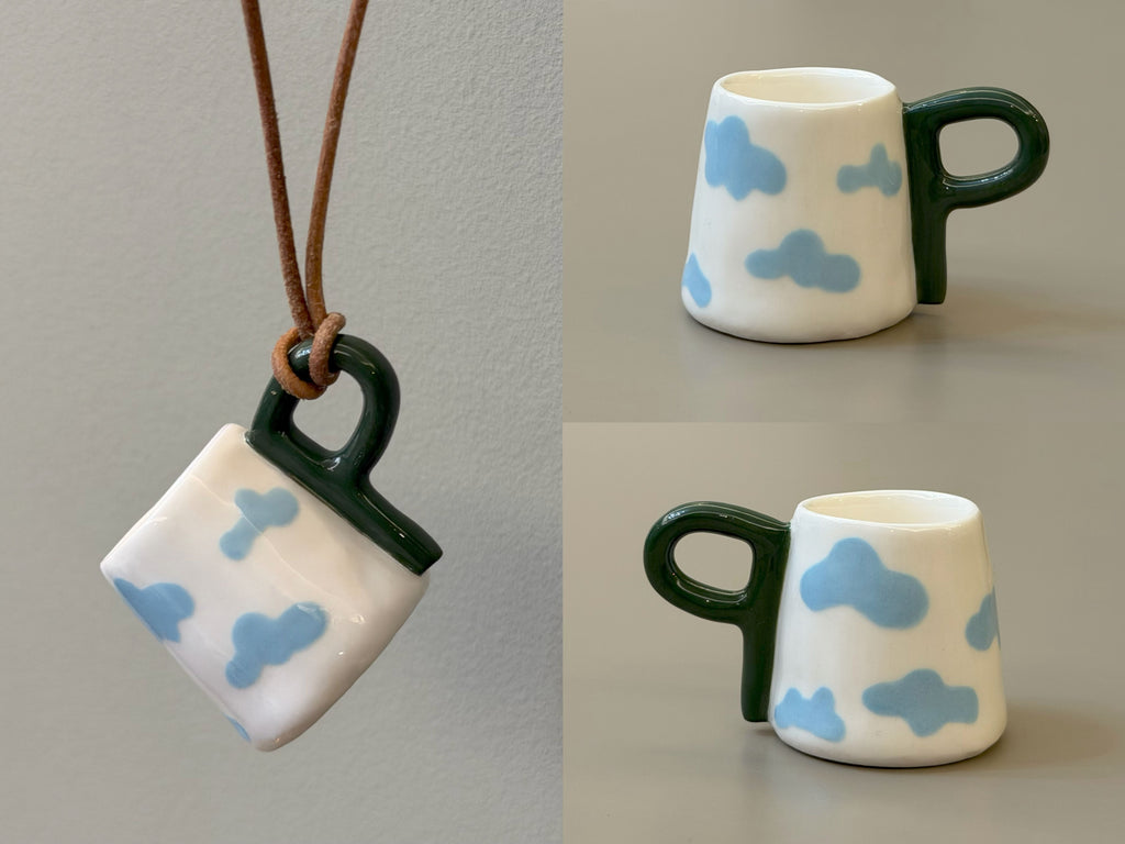 Letters — Ceramic Cup Necklace