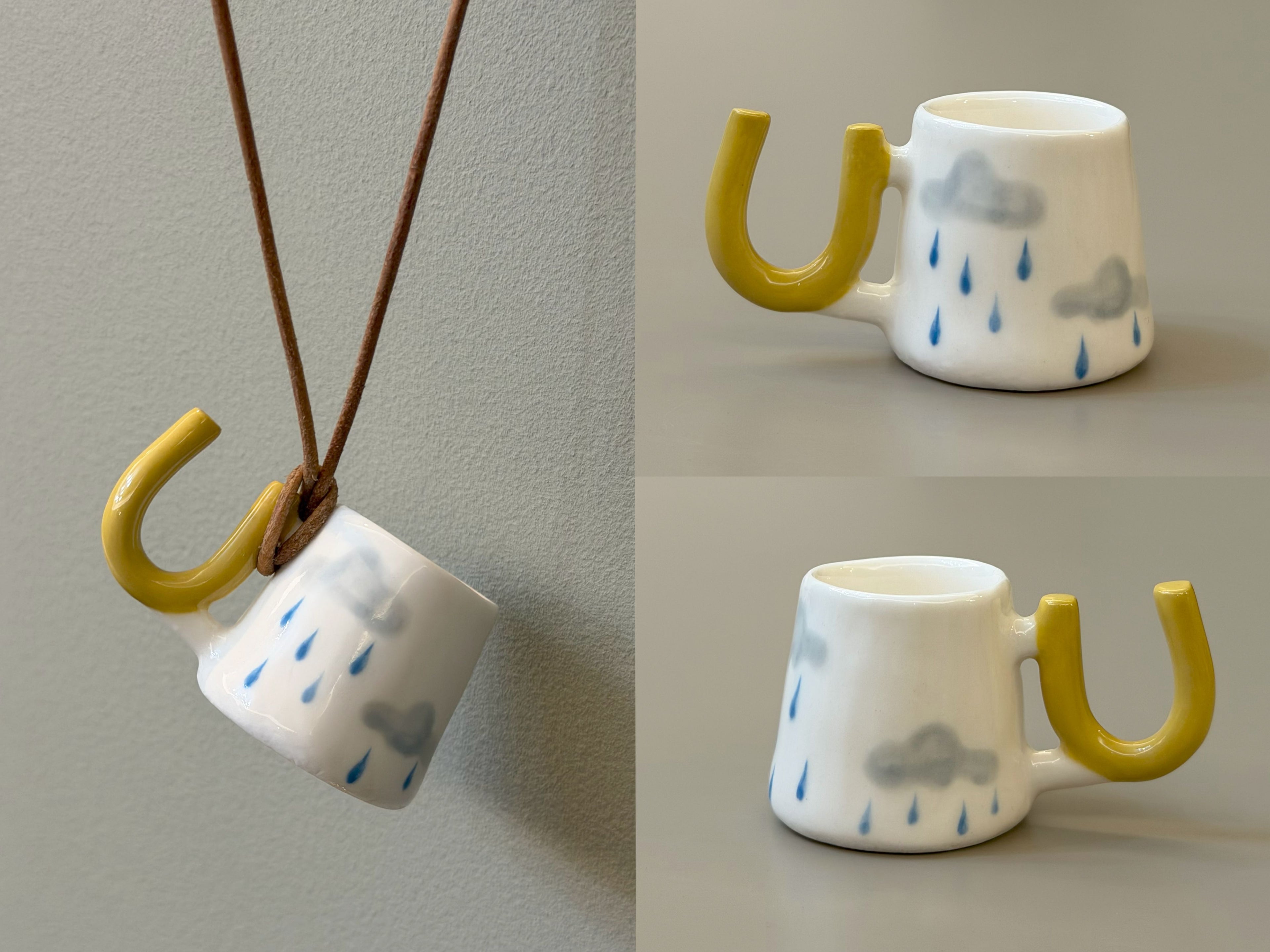 Letters — Ceramic Cup Necklace