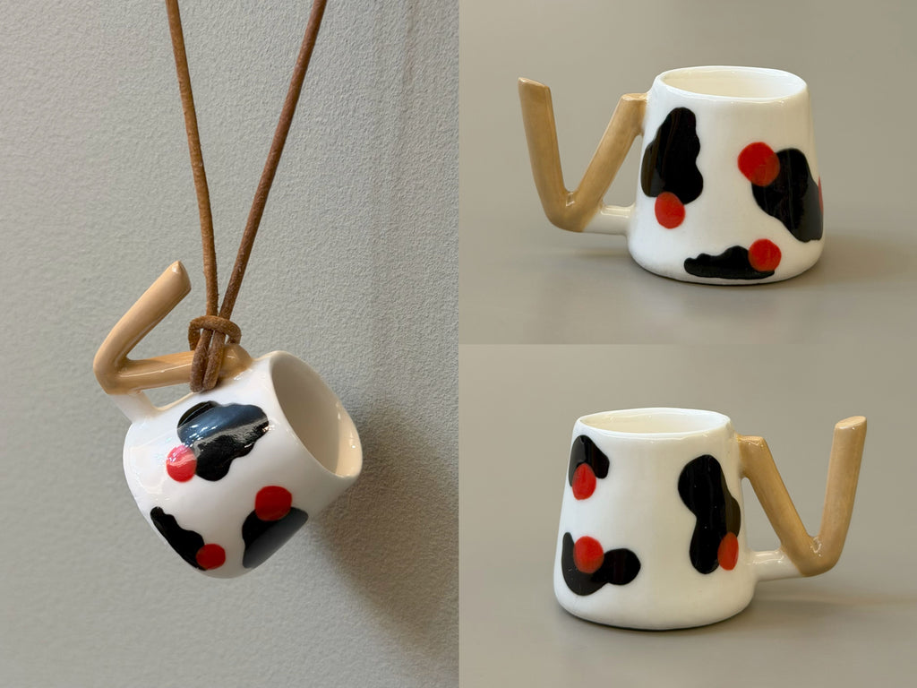 Letters — Ceramic Cup Necklace
