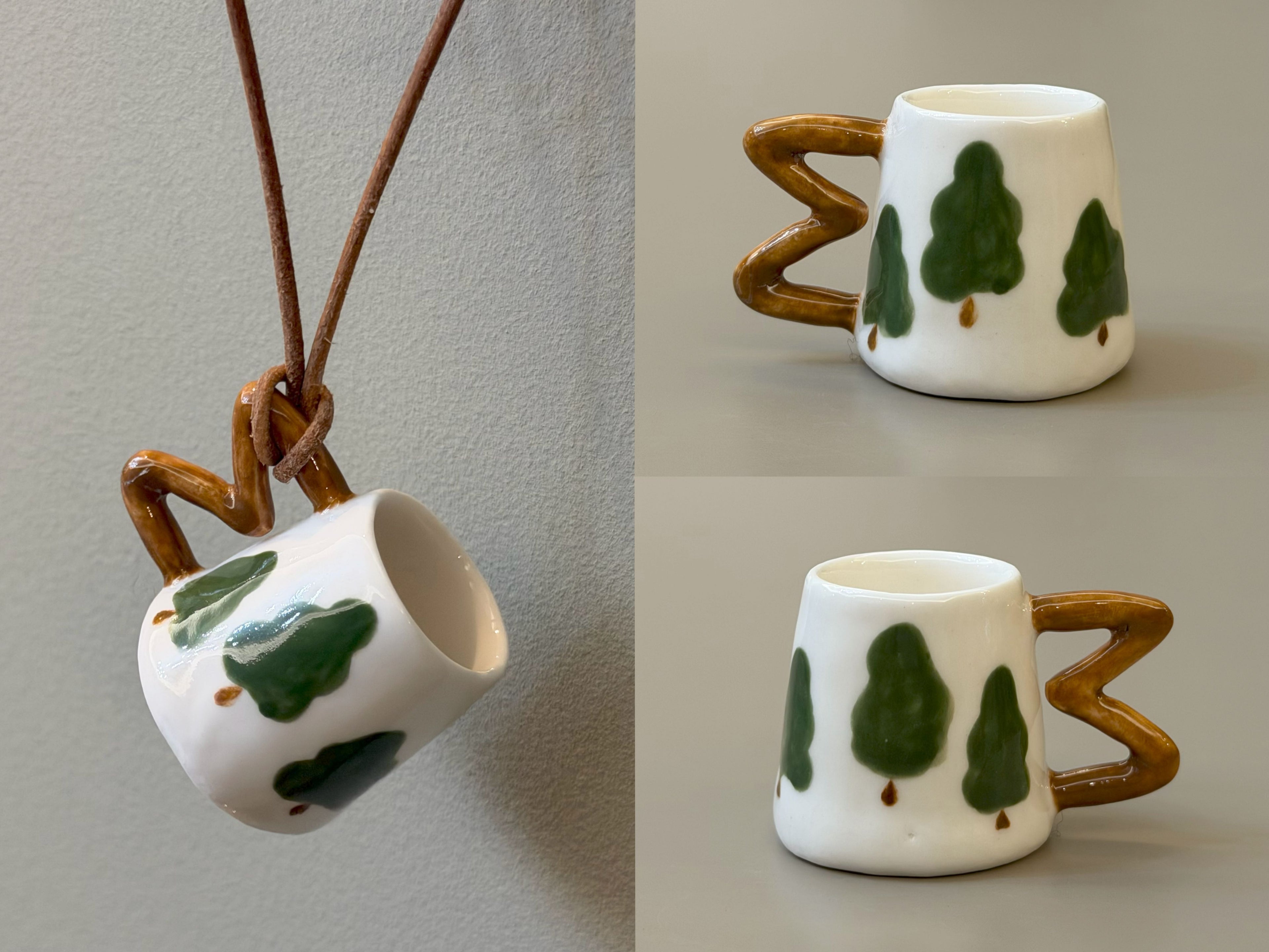 Letters — Ceramic Cup Necklace