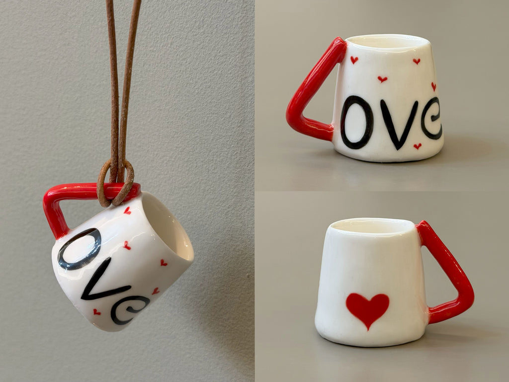 Letters — Ceramic Cup Necklace