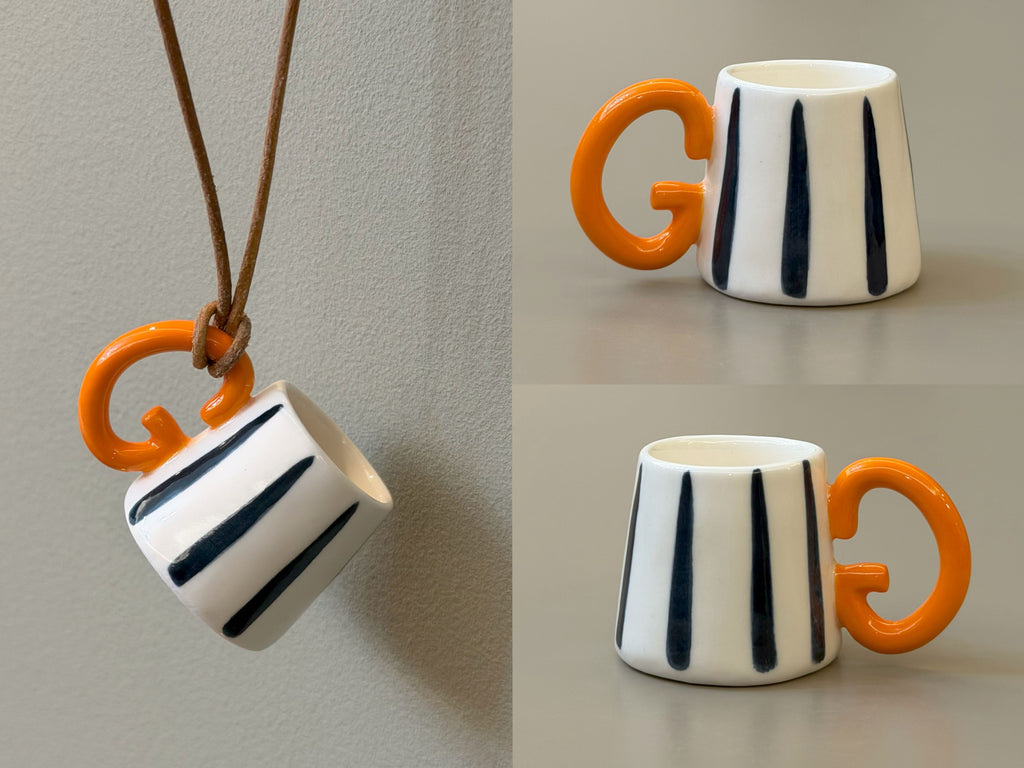 Letters — Ceramic Cup Necklace