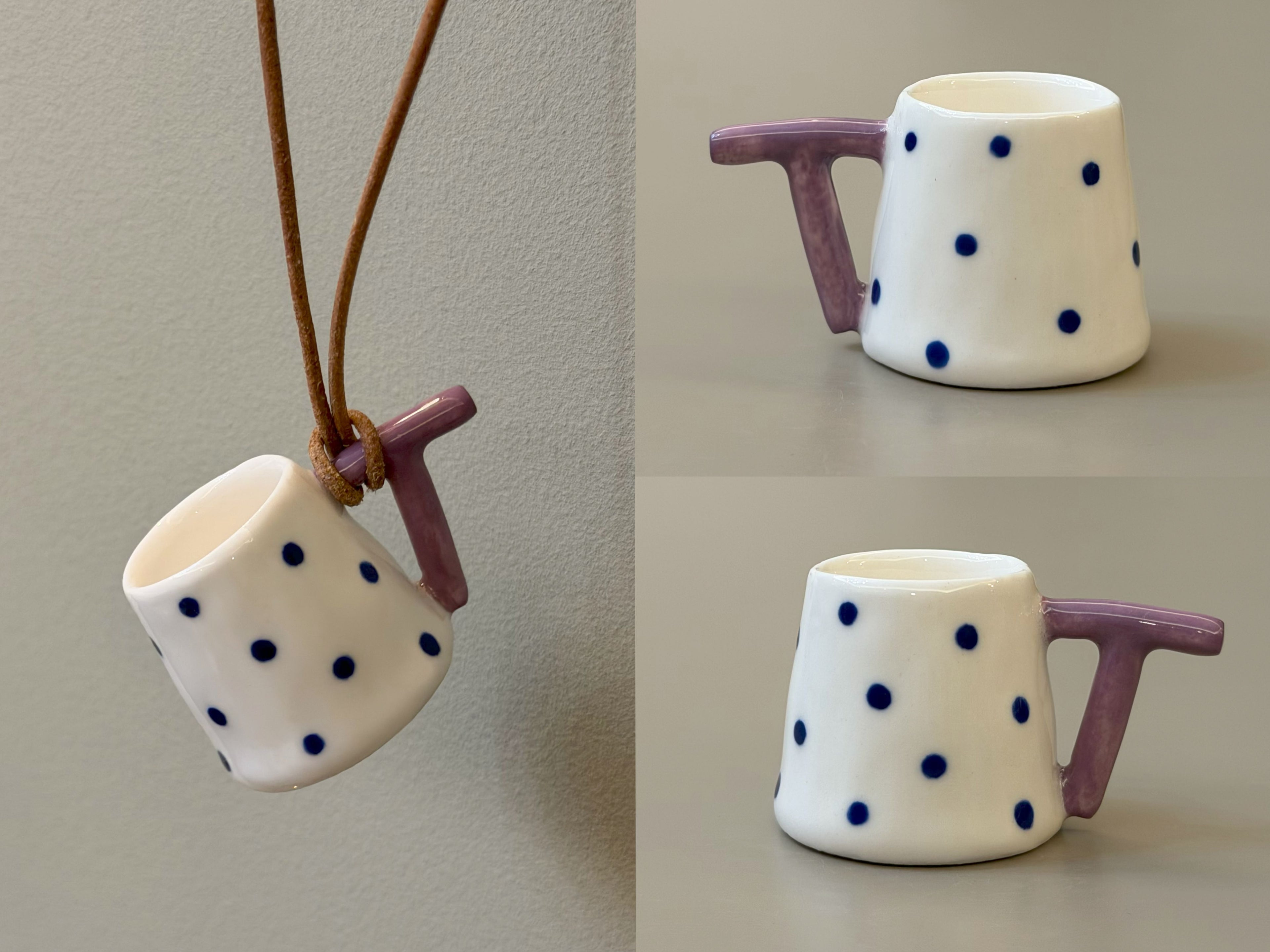 Letters — Ceramic Cup Necklace