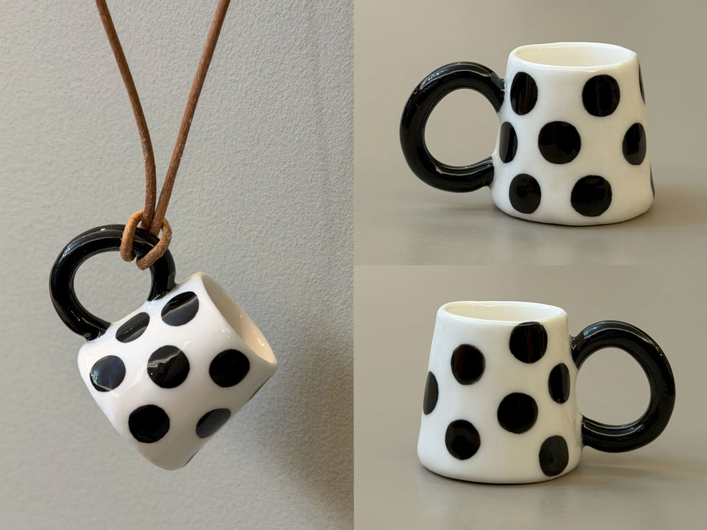 Letters — Ceramic Cup Necklace