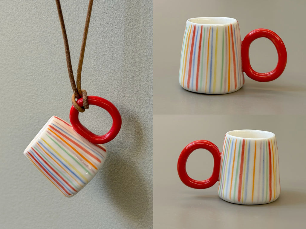 Letters — Ceramic Cup Necklace