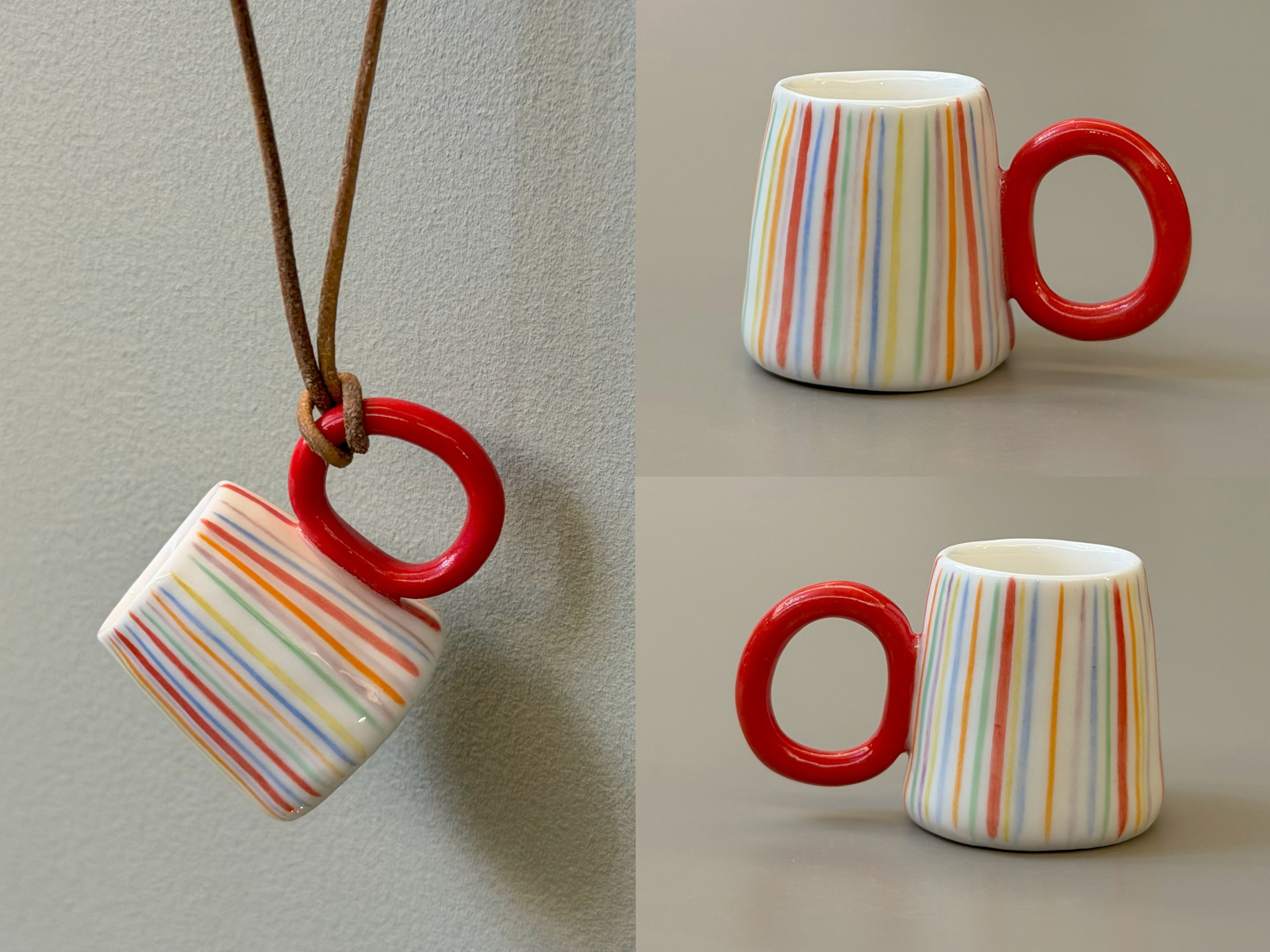 Letters — Ceramic Cup Necklace