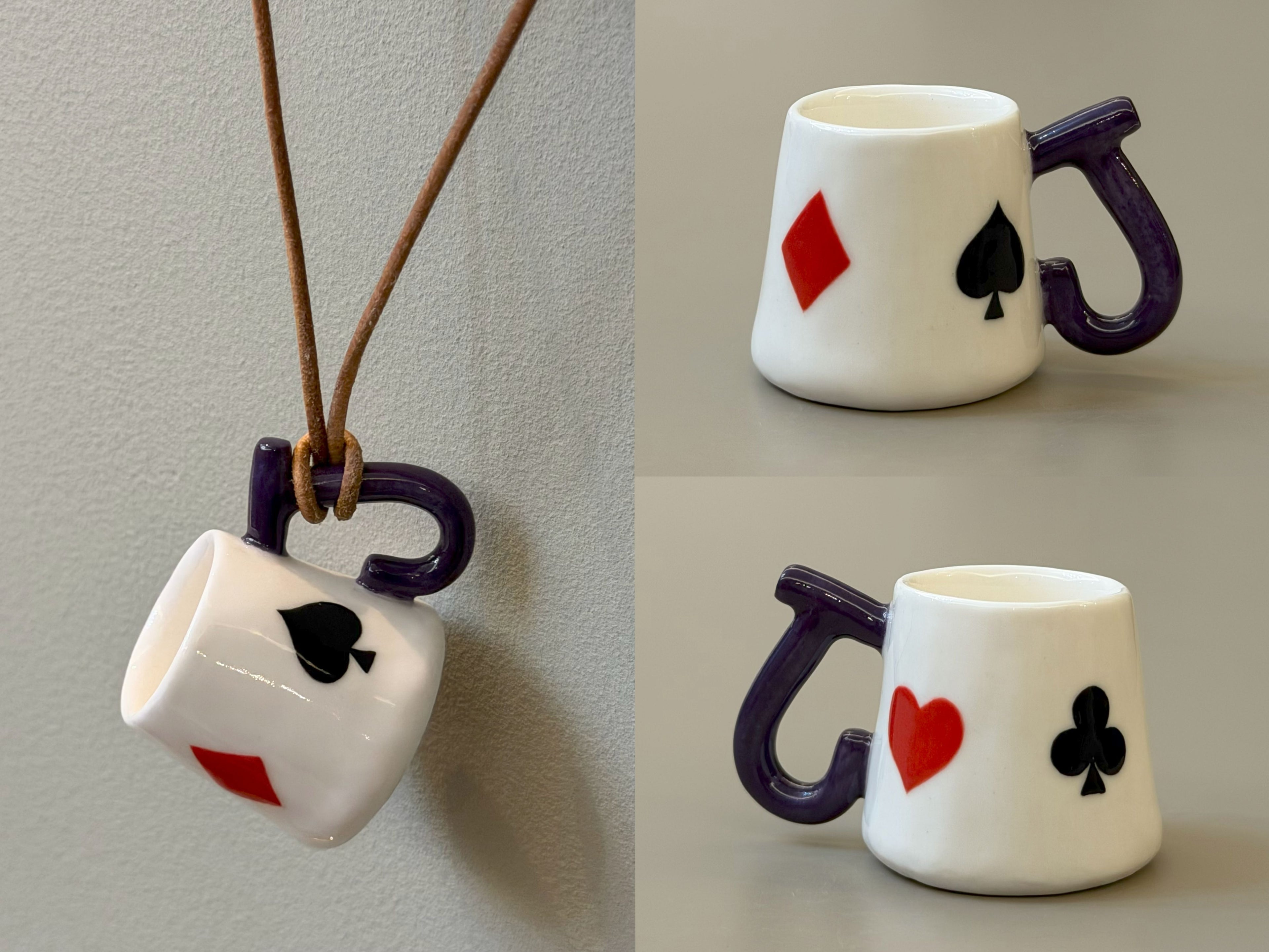 Letters — Ceramic Cup Necklace