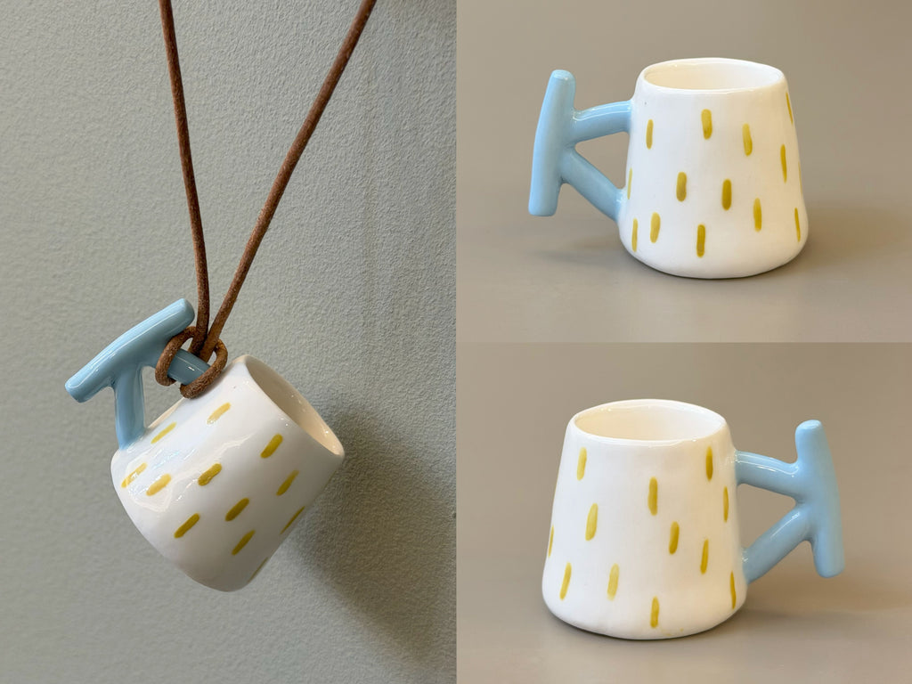 Letters — Ceramic Cup Necklace