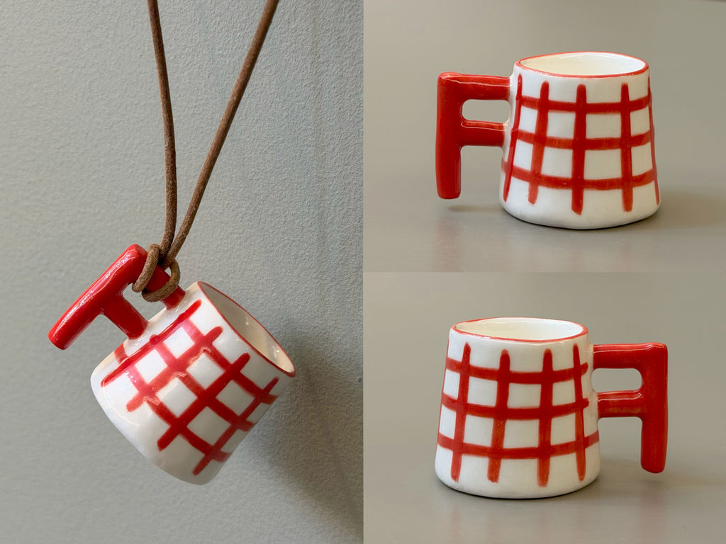 Letters — Ceramic Cup Necklace